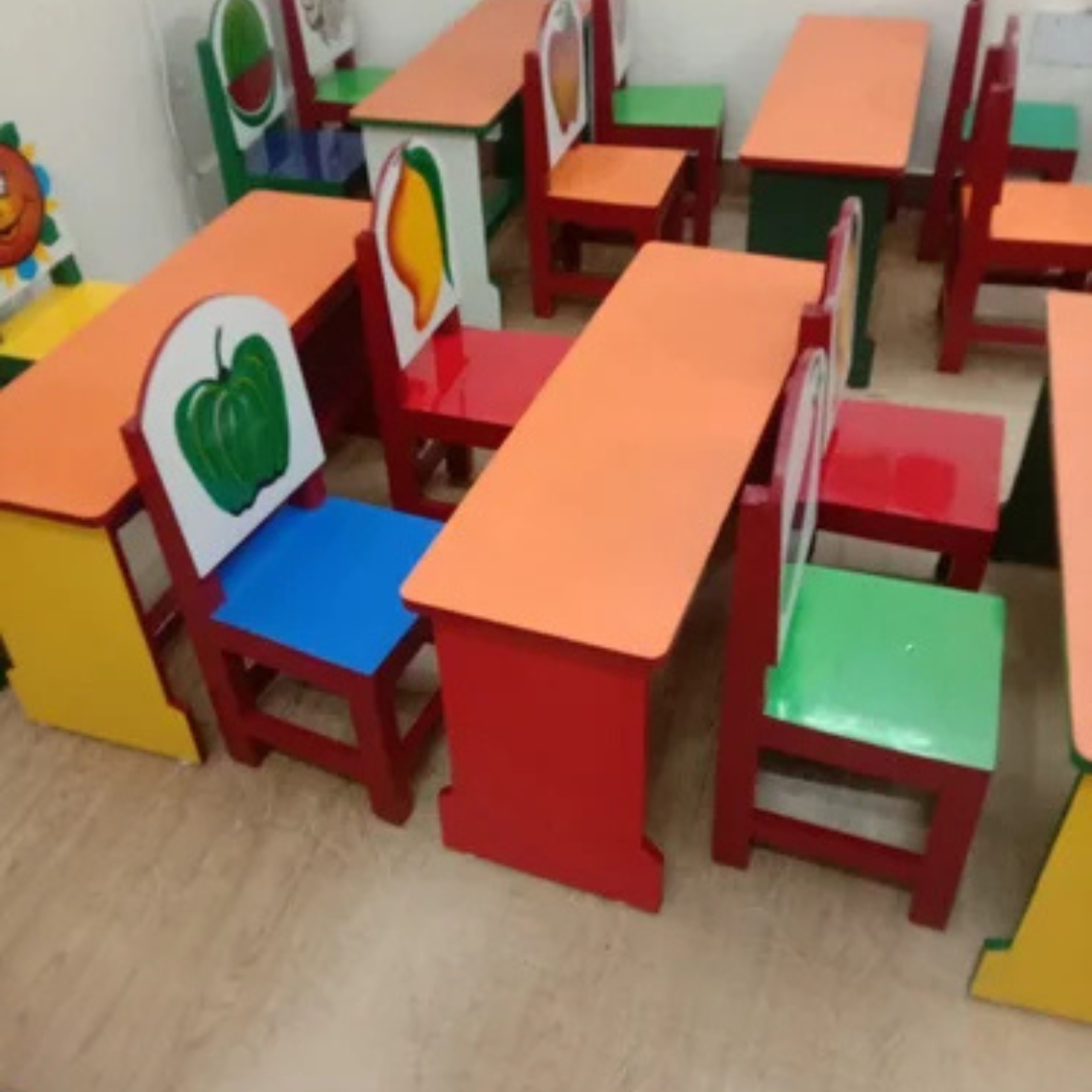 School Kids Desk Chair Set Manufacturer and Supplier in India